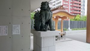 水天宮（東京日本橋） 狛犬 (1)
