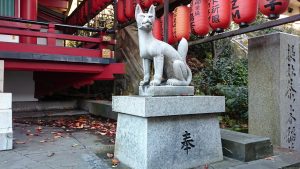 茶ノ木稲荷神社 神狐 (2)