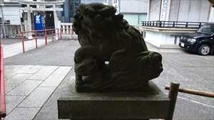 椙森神社 狛犬 (2)
