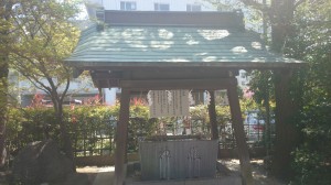 桜神宮 手水舎
