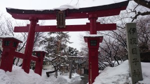 札幌彌彦神社 一の鳥居