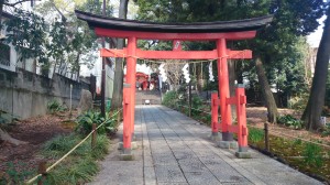 自由が丘熊野神社 三の鳥居