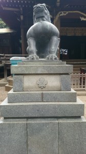 諏方神社 狛犬 (1)