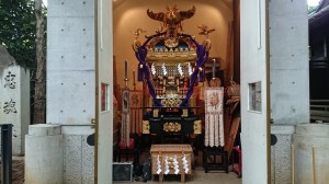 戸越八幡神社 神輿庫御開帳