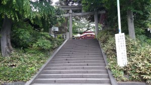 居木神社 石段