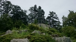 三峯神社 日本武尊銅像