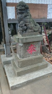 幡ヶ谷氷川神社 狛犬 (2)