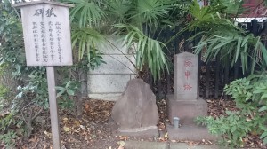 荒藺ヶ崎熊野神社 狐碑・庚申塔