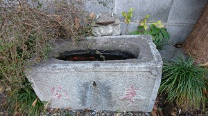 南大井水神社 水鉢
