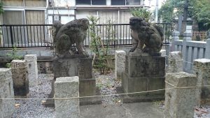 高田氷川神社 狛犬(豊島区文化財)