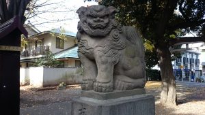 旗岡八幡神社 狛犬 (2)