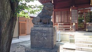 田端八幡神社 狛犬 (1)