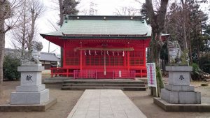 多摩市・小野神社 拝殿