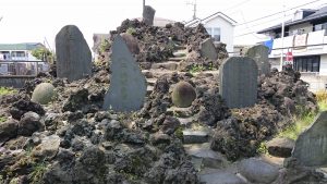 長島香取神社 長島の富士塚(浅間神社) (2)