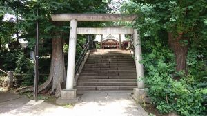 中野氷川神社 二の鳥居