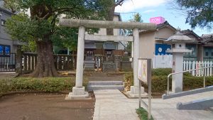 前野熊野神社(東熊野神社) 境内社鳥居